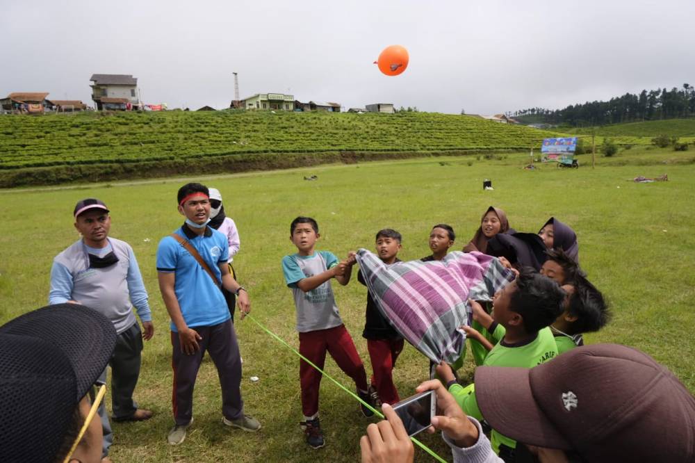 Bijak Bergadget Anak anak Pandansari Antusias Memainkan 